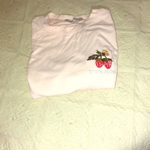 Light pink shirt with embroidery